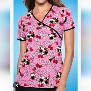 Hello Kitty Floral Top with Sunglasses